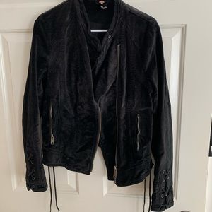 Free People velvet jacket
